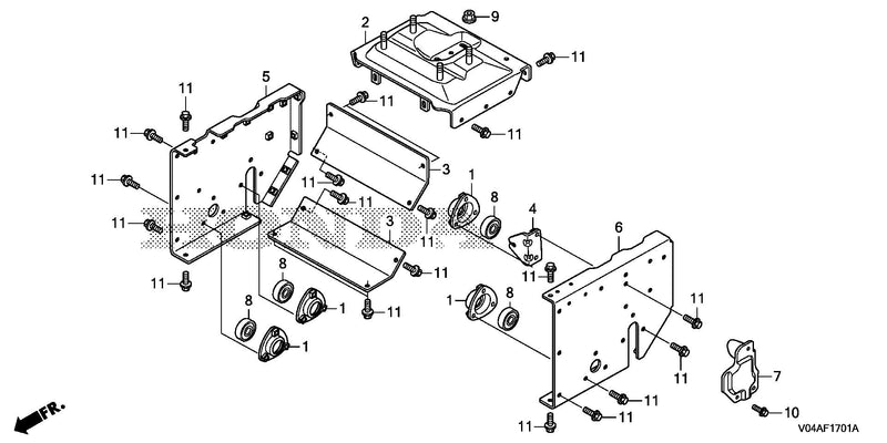ENGINE BED (2)