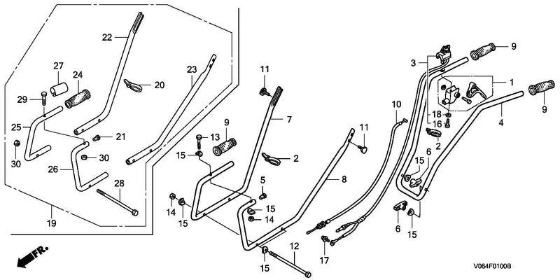 HANDLEBAR@THROTTLE LEVER (-6081151)