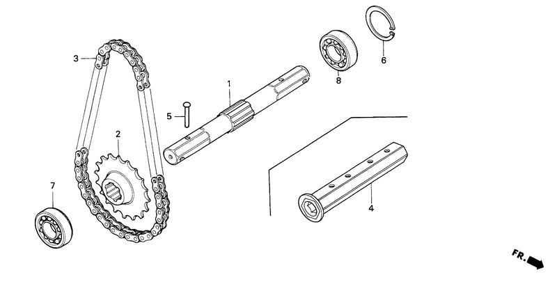 WHEEL SHAFT
