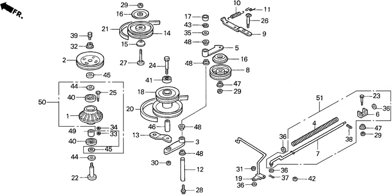 HA4120  BLADE SHAFT@BLADE PULLEY