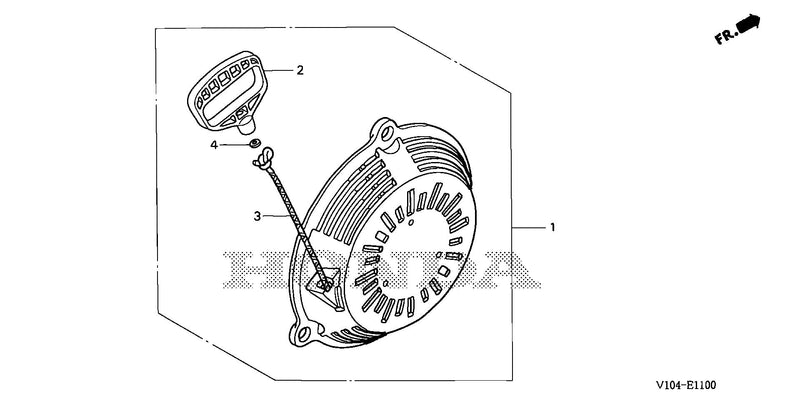 RECOIL STARTER           (HS520-A,AA,C1A,C2A/HS520K1/HS720)