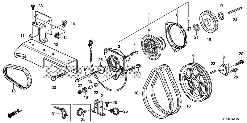 CLUTCH@DRIVEN PULLEY (2)