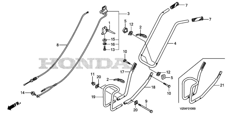 HANDLEBAR@THROTTLE LEVER