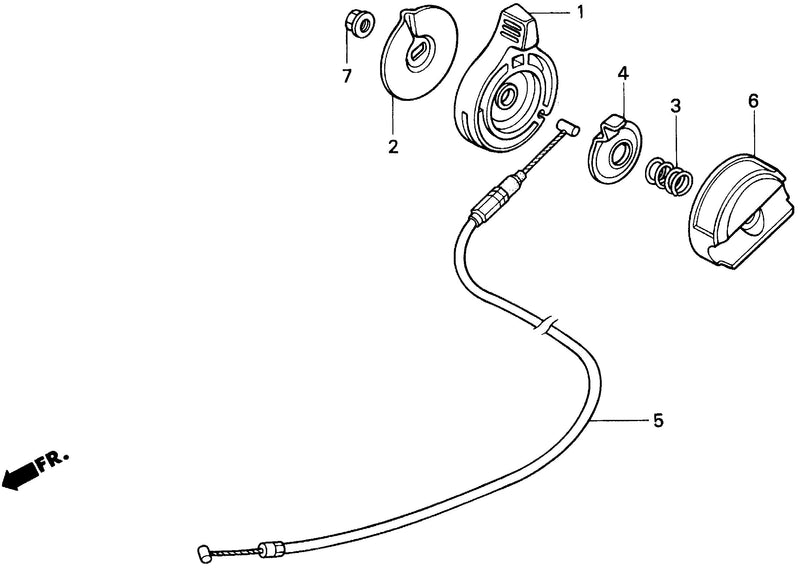 PXA,PDA THROTTLE LEVER