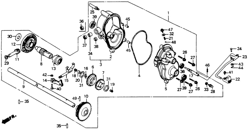 HRA214  TRANSMISSION CASE