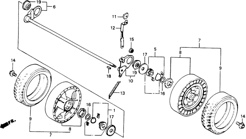 HRA214-SREAR WHEEL