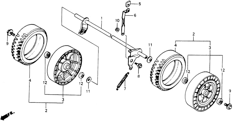 HRA214-PREAR WHEEL