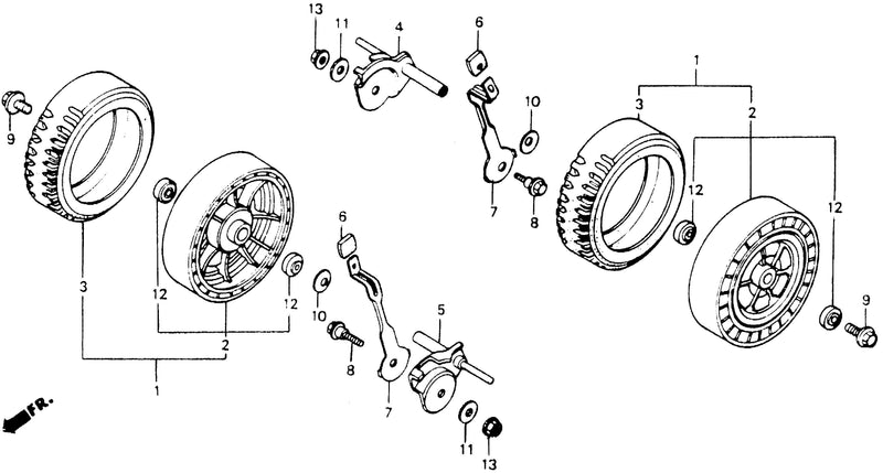HR194/2PREAR WHEEL