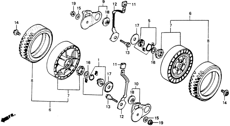 HR194/2SREAR WHEEL