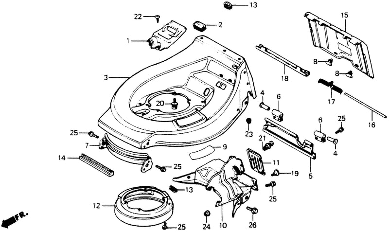HRA214  CUTTER HOUSING