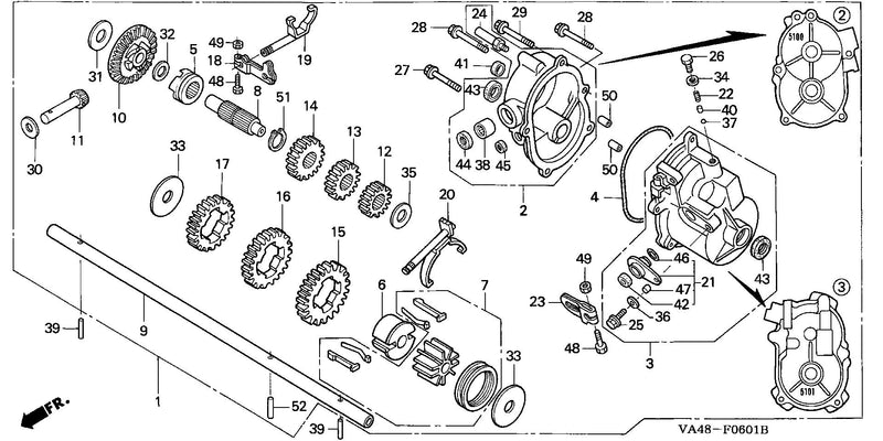 TRANSMISSION (HRA215 SXA - FROM 6042385