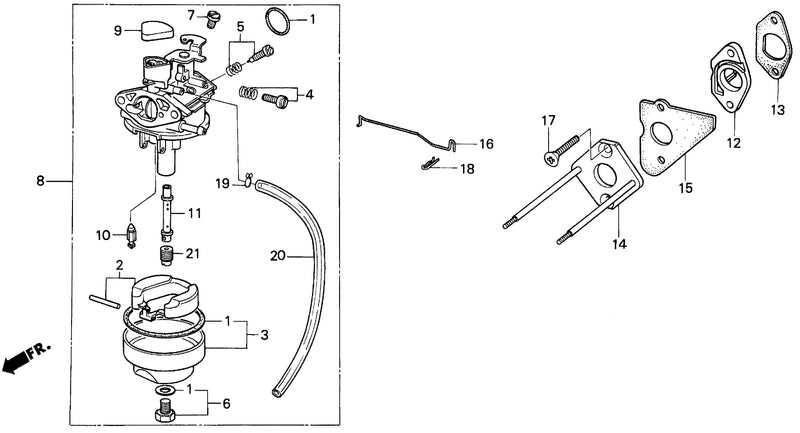 HR17    CARBURETOR