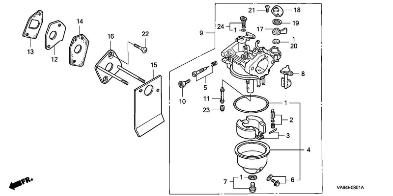 HR173   CARBURETOR