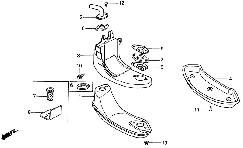 HR173   MUFFLER