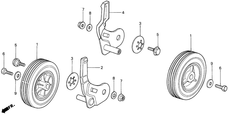 HR17    FRONT WHEEL