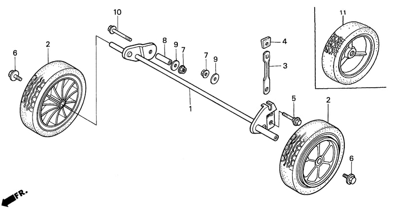 HR173   FRONT WHEEL