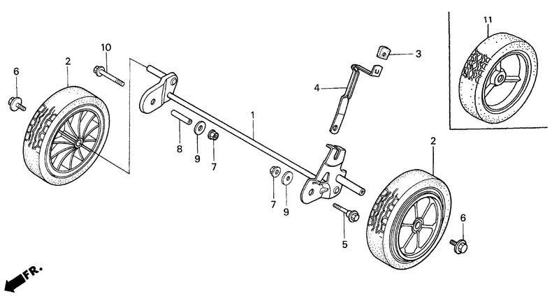 HR173   REAR WHEEL