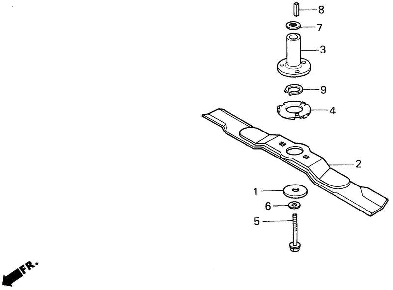 HR173   ROTARY BLADE