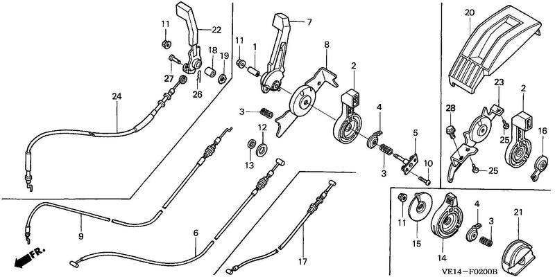 THROTTLE LEVER (PDA,     PXA,SDA, SXA)
