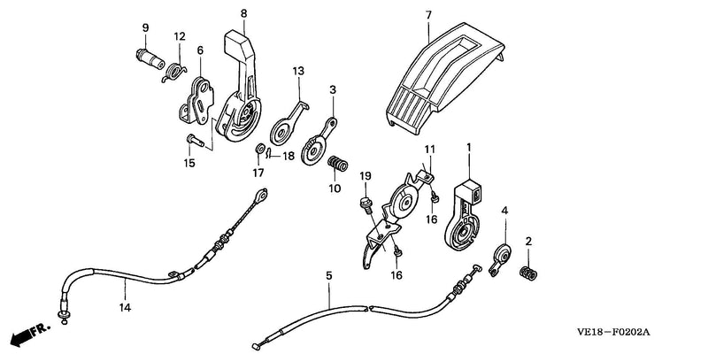 THROTTLE LEVER (HXA)