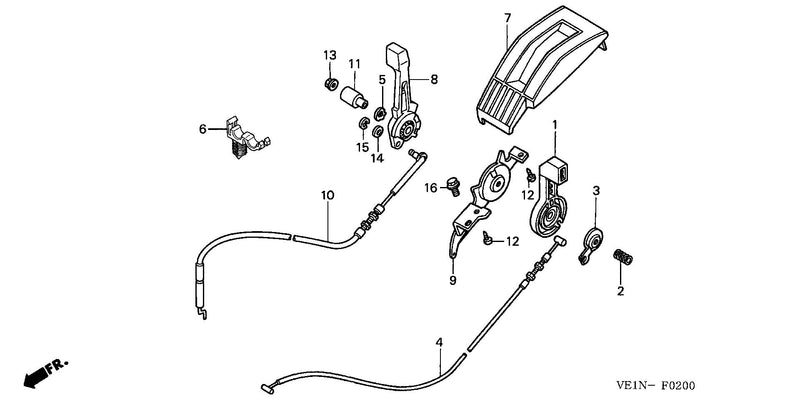THROTTLE LEVER (TDA)