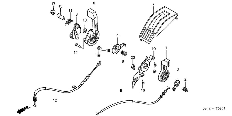 THROTTLE LEVER (HXA)