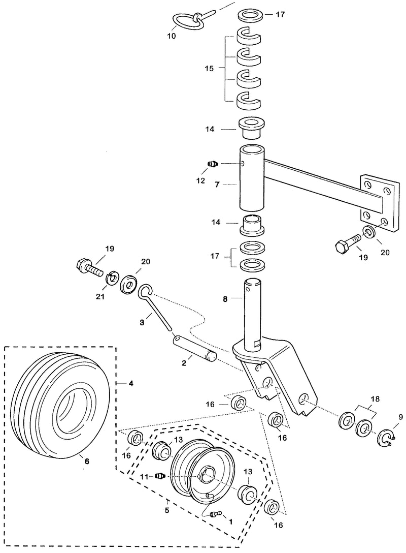 FRONT CASTER