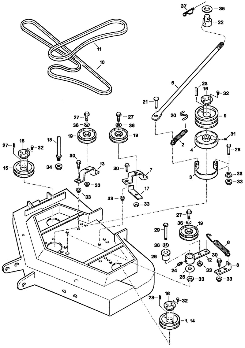 CUTTER DECK DRIVE