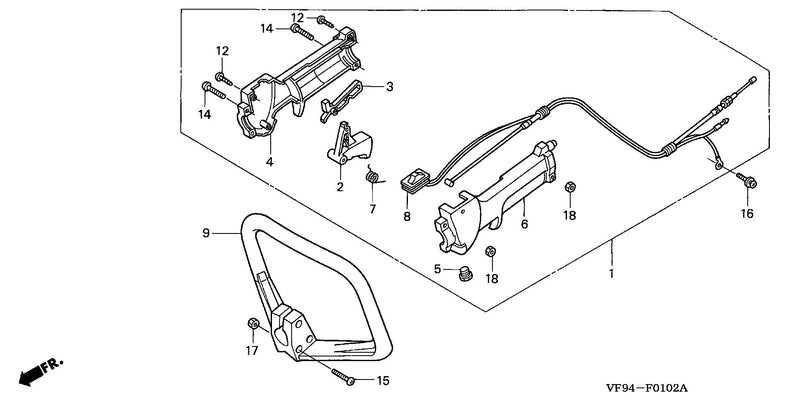 THROTTLE LEVER (3)