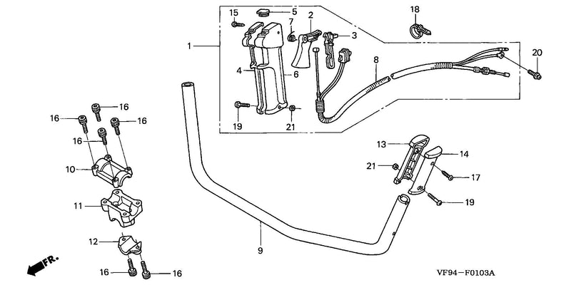 THROTTLE LEVER (4)