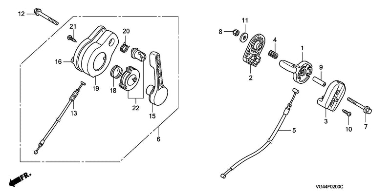 THROTTLE LEVER