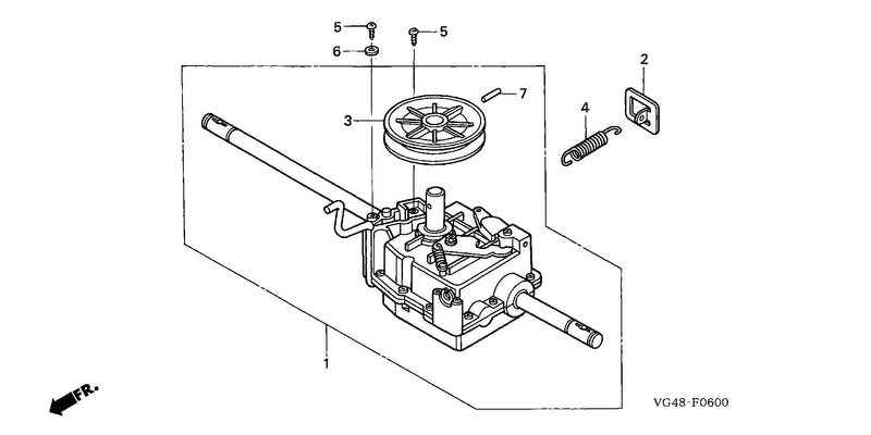 TRANSMISSION (3 SPEED)