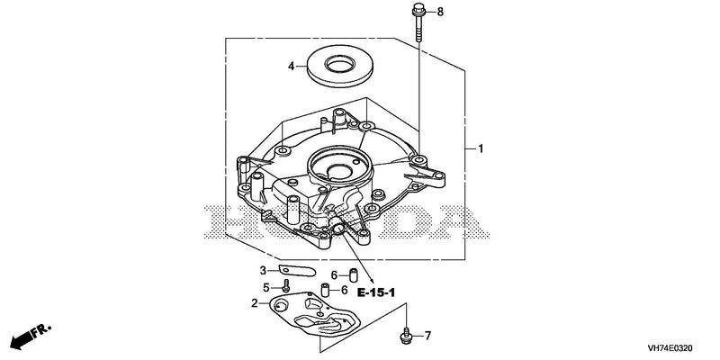 CRANKCASE COVER          (HRX217K6)