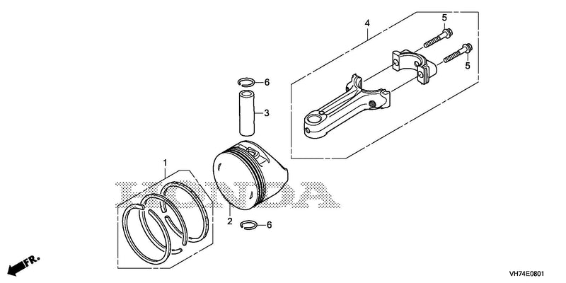 PISTON@CONNECTING ROD    (HRX217K6)