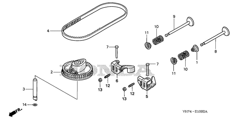 CAMSHAFT PULLEY          (HRX217/K1/K2/K3/K4/K5)