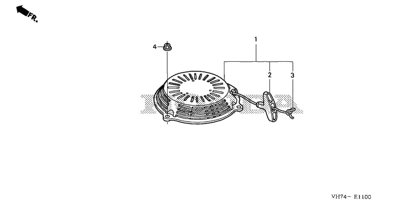 RECOIL STARTER           (HRX217/K1/K2/K3/K4/K5)