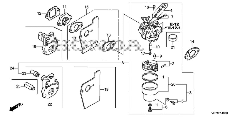 CARBURETOR               (HRX217/K1/K2/K3/K4/K5)