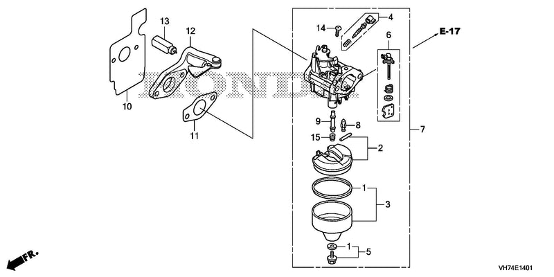 CARBURETOR (HRX217K6)