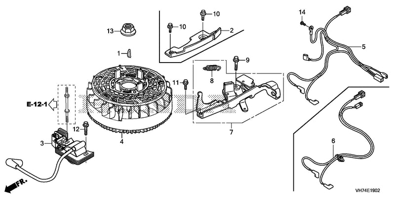 FLYWHEEL@IGNITION COIL   (3)
