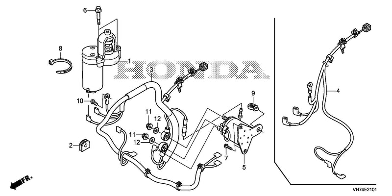 STARTER MOTOR (HRX217K6)