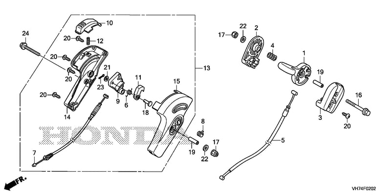 THROTTLE LEVER (3)