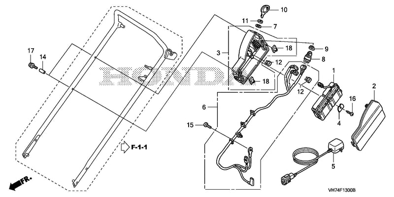 BATTERY@MAIN HARNESS     (HRX217/K1/K2/K3)