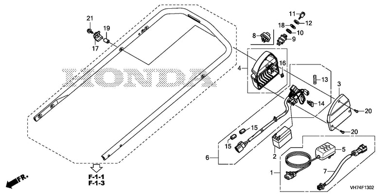 BATTERY@MAIN HARNESS     (HRX217K6)