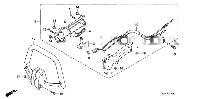 LOOP HANDLE@THROTTLE     LEVER