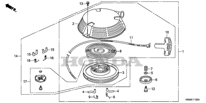 RECOIL STARTER (HRC216K3) (1)