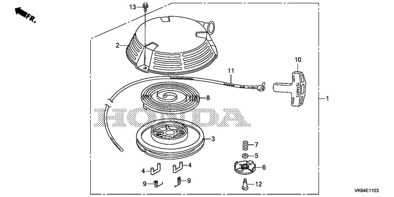 RECOIL STARTER (HRC216K3) (2)