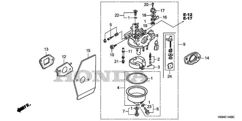 CARBURETOR               (HDAH/HXA/HXC/HXPH/HXCH/HDPH)