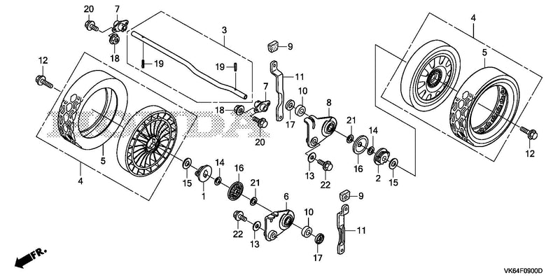 REAR WHEEL               (HDAH/HXA/HXC/HXPH/HXCH/HDPH)
