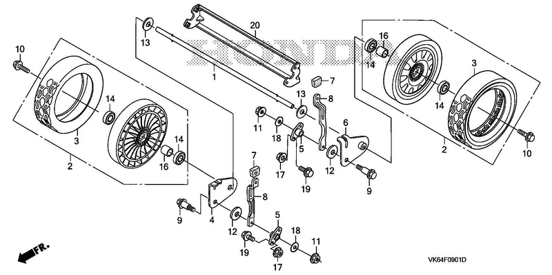 REAR WHEEL (PDA)