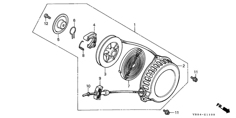 WA15    RECOIL STARTER